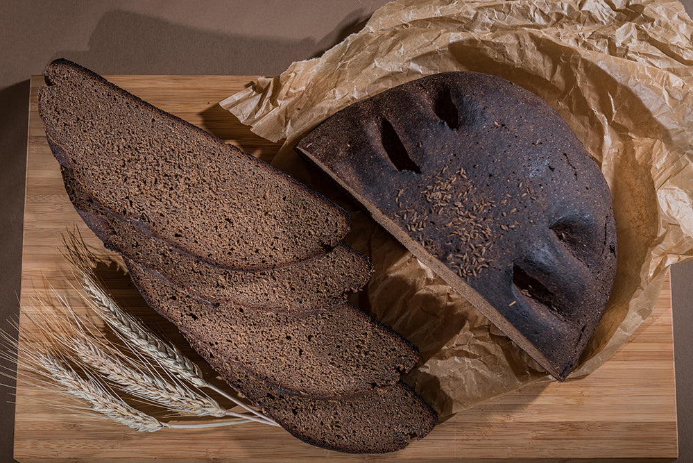 Wholemeal Rye Country Bread without Sugar