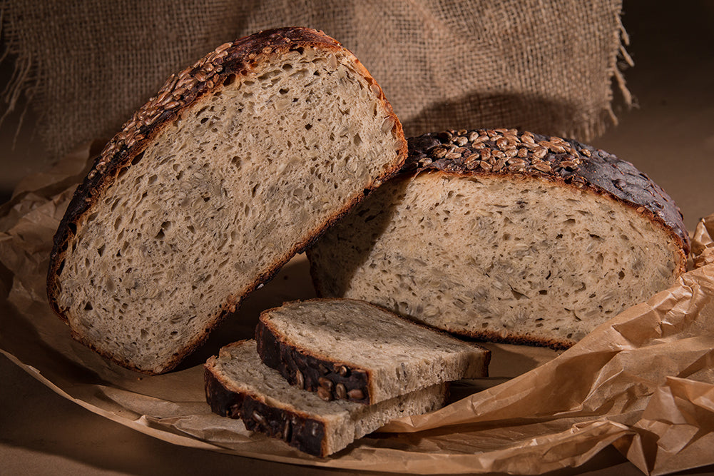 Gudeliai Whitw Bread with sunflower seeds